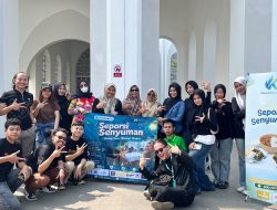 Komunitas Kolaborasi.in Sukseskan Aksi Berbagi ‘Seporsi Senyuman’ di Masjid Al-Bakrie Lampung