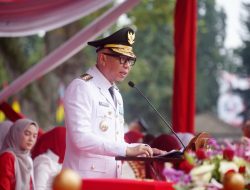Gubernur Mirza Pimpin Upacara HUT ke-81 RI Tingkat Provinsi Lampung, Kobarkan Semangat Indonesia Berdaulat, Adil dan Makmur