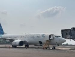 Bandara Radin Inten II Kembali Beroperasi Pasca-Erupsi Krakatau, Garuda GA 077 Lepas Landas