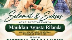PB HMI Tetapkan Mauldan Agusta Rifanda sebagai Ketua Panasko Kongres HMI XXXIII di Bandar Lampung